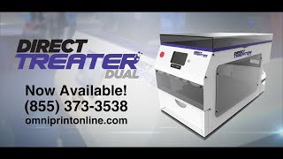 DirectTreater Dual NEW Pretreatment Machine by Omniprint International [upl. by Aicertal]