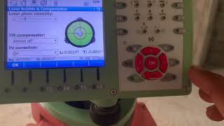 Backsight and resection method of lieca TS 11 total station razerprisimhow to put scale factor [upl. by Adnohral]