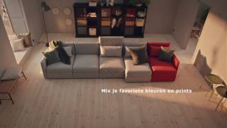 Kamer inrichten met VALLENTUNA bank  IKEA Commercial [upl. by Ahterahs]