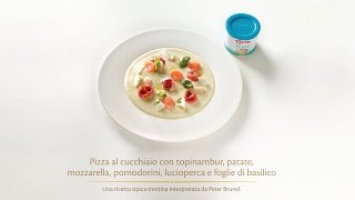 Ricetta  Pizza al cucchiaio con topinambur patate mozzarella pomodorini  BAUER [upl. by Ira]