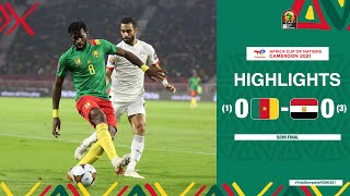 Cameroon 🆚 Egypt Highlights  TotalEnergiesAFCON2021 Semi Final [upl. by Etram]