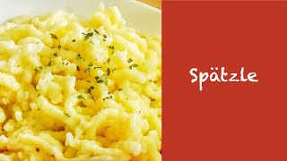 Spätzle selber machen  schnell amp einfach  Spätzle aus der Kartoffelpresse  FIL FUX 21 [upl. by Ahsatel736]