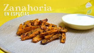 ZANAHORIA EN ESPECIAS 🥕🌿 HAZLAS EN AIR FRYER [upl. by Aristotle]