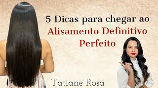 5 Dicas para chegar ao alisamento definitivo perfeito tioglicolato de amônio [upl. by Lalla88]