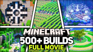 500 Build Projects for Survival Minecraft FULL MOVIE [upl. by Nwaf]