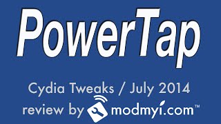 PowerTap Tweak Adds Slide Reboot Respring Safe Mode Power Off [upl. by Janeta]