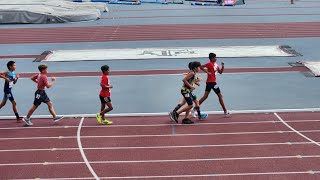 Insane Finish in usatf junior olympic boys 1500m racewalk Close Race [upl. by Notrem177]