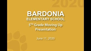 Bardonia Elementary School Virtual Moving Up Ceremony 2020 [upl. by Ameehs]