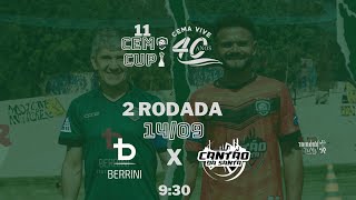 14092024  A 11º CEMA Cup  2º Rodada  Berrini 1 x 0 Cantão [upl. by Haelhsa]