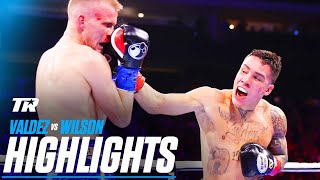 Oscar Valdez Puts On A Vintage Performance vs Liam Wilson  HIGHLIGHTS [upl. by Ecinnahs670]