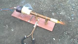 My first Thermojet Valveless Pulse Jet Engine fully homemadeDIY [upl. by Aset]