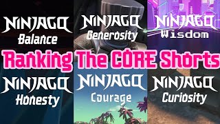 My Ranking of the Ninjago Core  Virtues of Spinjitzu Shorts [upl. by Kelson]