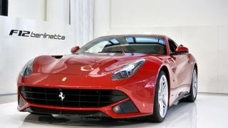 2012 NEW Ferrari F12 Berlinetta insane revving sound [upl. by Heiner]