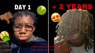 My Dreadlock Journey  2 Year Transformation IMMACULATE GROWTH [upl. by Anair]