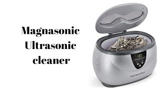 Magnasonic ultrasonic cleaner  review and demo [upl. by Rillis]