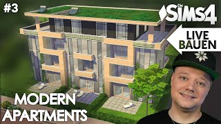 Live Bauen Modern Apartments mit Die Sims 4 Zu vermieten Erweiterungspack 3 [upl. by Alfonso]