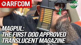 The first DOD Approved Translucent Magazine  Magpul  Shot Show 2024 [upl. by Evyn]