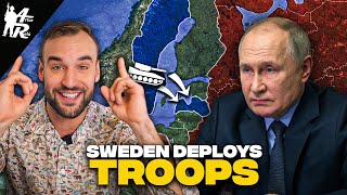 Sweden Deploys Troops to the Baltics  Ukraine War Update [upl. by Adieren]