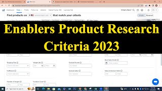 Enablers Product Research Criteria 2023  How to create a Product Database with easy steps [upl. by Shawna]