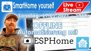 Offline Automatisierungen mit ESPHome für Home Assistant erstellen [upl. by Ellenahc]