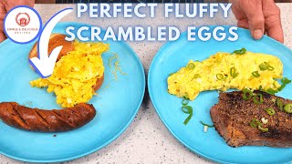 How To Cook Perfect Cheesy Scrambled Eggs  Fluffy Scrambled Eggs Recipe [upl. by Tamah]