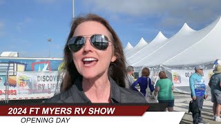 2024 Ft Myers RV Show Opening Day [upl. by Otokam]