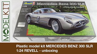 Plastic model kit MERCEDES BENZ 300 SLR  124 REVELL  unboxing  modelkiteu [upl. by Bass]