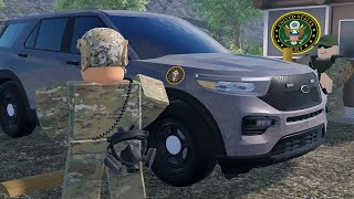 We BROKE INTO a Military Base  ERLC Liberty County Roblox [upl. by Luhem]