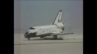 BBC 1981 NASA Columbia first space shuttle manned flight part 2 of 2 [upl. by Yessej]