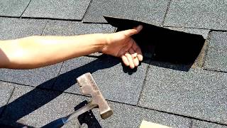 How to Replace a Roof Shingle The RIGHT Way [upl. by Larine369]