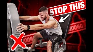 How to PROPERLY Use the Abductor amp Adductor Machine [upl. by Yle]