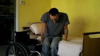 Quadriplegic C5C6 bed transfer [upl. by Porter]