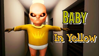 The Baby In Yellow  Gameplay Walkthrough Part 1  Tutorial All Nights and Ending iOS Android [upl. by Kalasky]