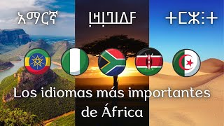 Suajili Yoruba Afrikaans  Las lenguas de África 🇰🇪🇳🇬🇿🇦 [upl. by Ailedua]