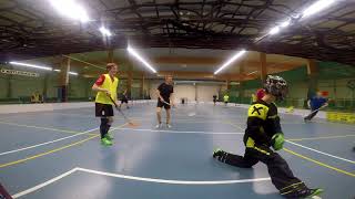 Floorball goalie training [upl. by Zaob570]