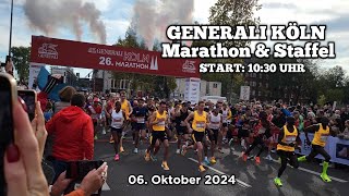 Generali Köln Marathon 2024 START 1030 Uhr [upl. by Richel]