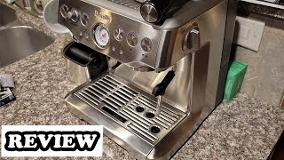 Breville Barista Express Espresso Machine BES870XL Review [upl. by Ardnaiek930]