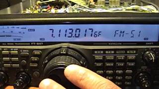 Yaesu FT847 evaluación en Laboratorio [upl. by Gennie]