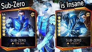 Injustice 2 Mobile SubZero with MAXED GEAR Look Change and Insane Arena Wins [upl. by Ardra909]