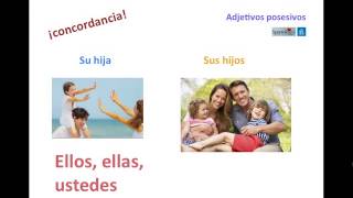 Possessive Adjectives in Spanish [upl. by Atokad]