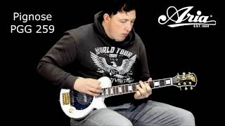 ARIA PIGNOSE Portable electric guitars  Demonstration [upl. by Leitao]