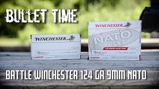 Bullet Time  Battle Winchester 124 Grain NATO  New 2018 vs Old Pre 2018 Chronographed [upl. by Berkin422]