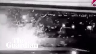 Qassem Suleimani moment Iranian general killed by US strike reportedly caught on CCTV [upl. by Short991]