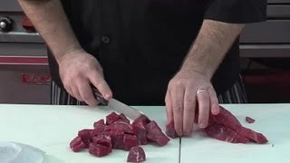 How to Cut Stew Meat  Cooking Meat [upl. by Mitchel]