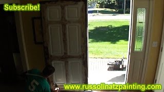 How to Paint a Stained Fiberglass Door Part 2 [upl. by Gilberta]