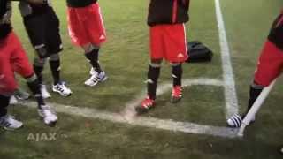 Ajax Talent Kluivert Junior Dribbling Skills [upl. by Dlabihcra640]