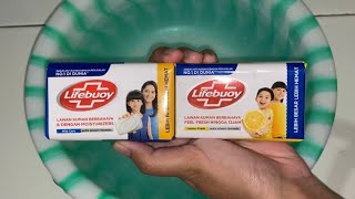 ASMR Lathering Lifebuoy Mild Care amp Lemon Fresh Soap  Only Lathering [upl. by Hennebery]