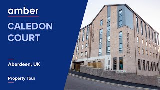 Property Tour  Caledon Court Aberdeen  Student Accommodation in UK  amber [upl. by Padget]