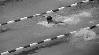 Mark Spitz Finishes Last In The 200m Butterfly  Mexico 1968 Olympics [upl. by Assil494]