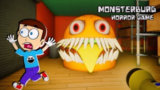 MonsterBurg  Horror Game  Shiva and kanzo Gameplay [upl. by Adnuahs399]